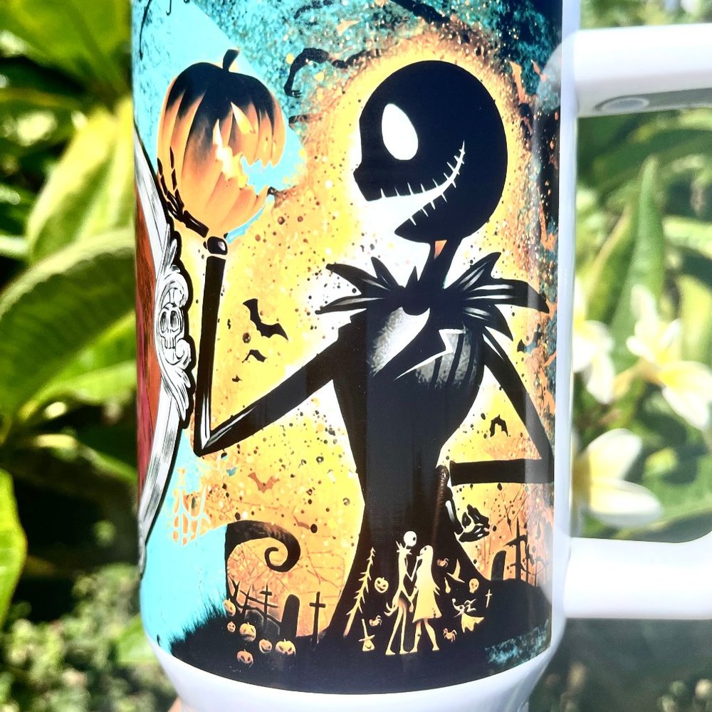 Custom made Disney Nightmare before Christmas Tumbler Brand New 40 oz double wal